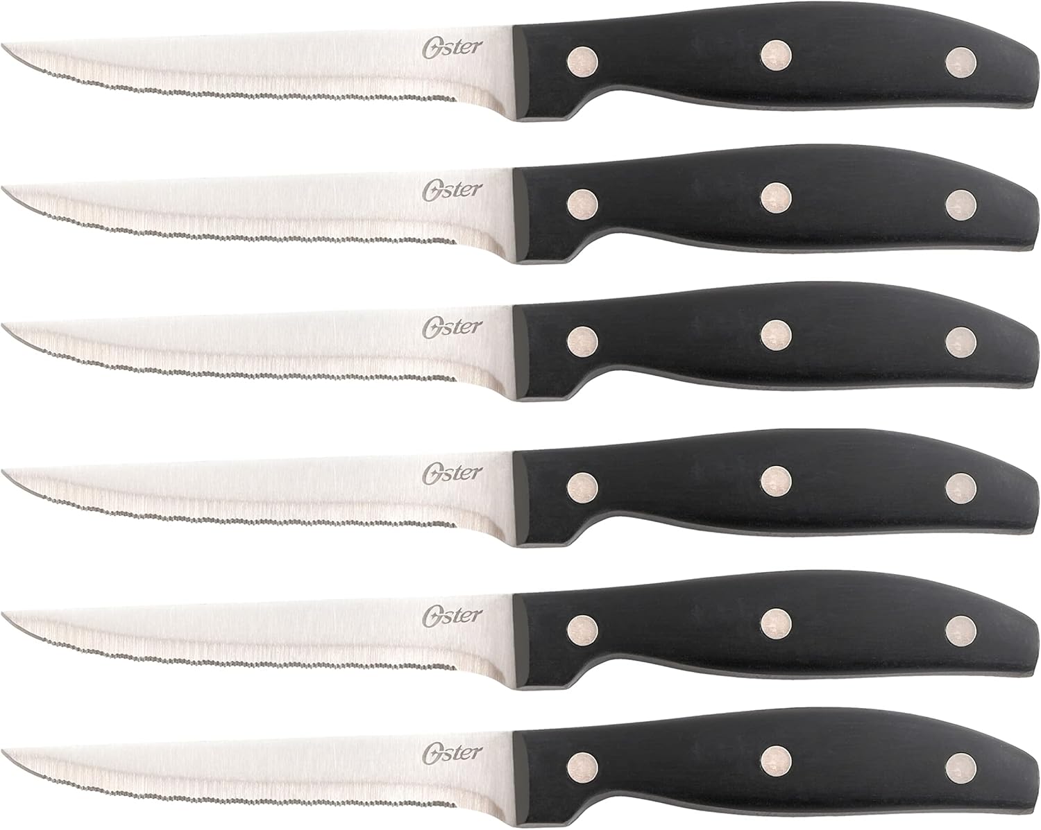Oster Granger 14 Piece Stainless Steel Cutlery Set W/Wood Block Oster Granger 14 Piece Stainless Steel Cutlery Set W/Wood Block